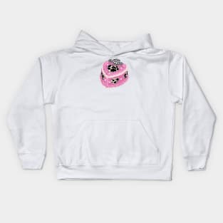 disco cowboy cake Kids Hoodie